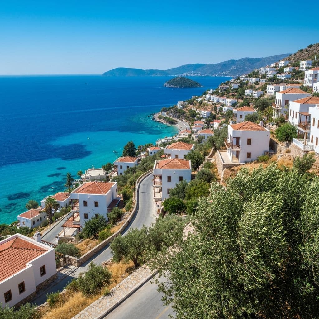 Antalya Airport Transfer to Kalkan – Exclusive Hillside Village on the Lycian Coast from €230