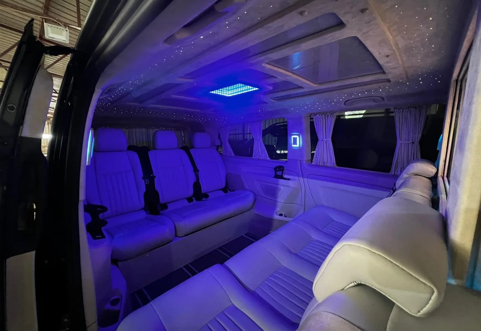 Purple ambient lighting